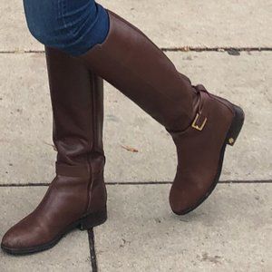 Leather Riding Boots (Tory Burch)